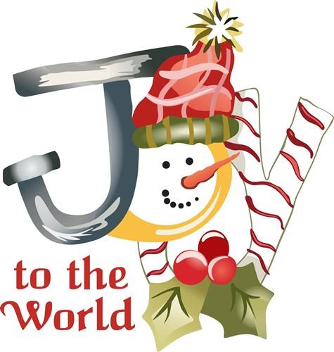 JOY TO THE WORLD print art print art at EmbroideryDesigns.com | EmbroideryDesigns.com