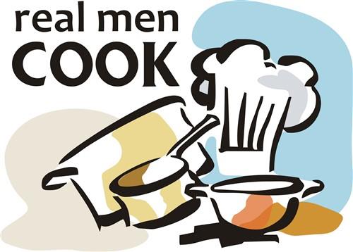 Real Men Cook Kitchen Towel