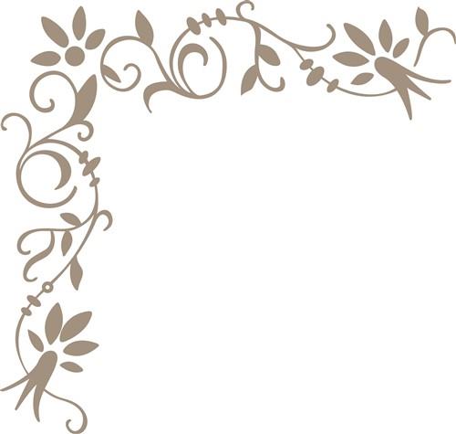 SCROLL CORNER BORDER SCROLL CORNER BORDER