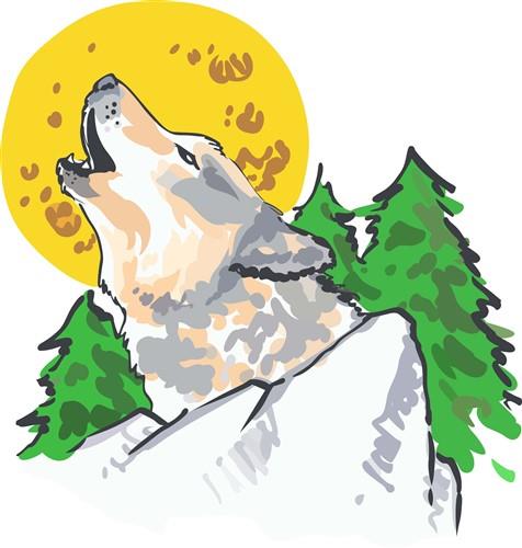 WOLF SCENE WOLF SCENE