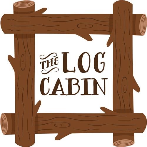log cabin vector art