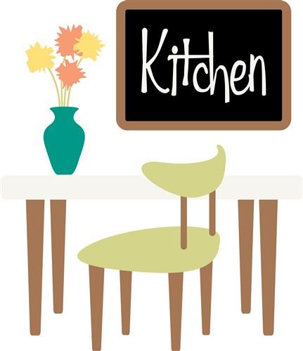 kitchen table clip art