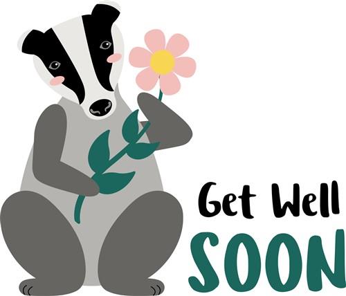 Get Well Soon print art Animals print art at