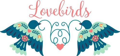love birds clipart wedding