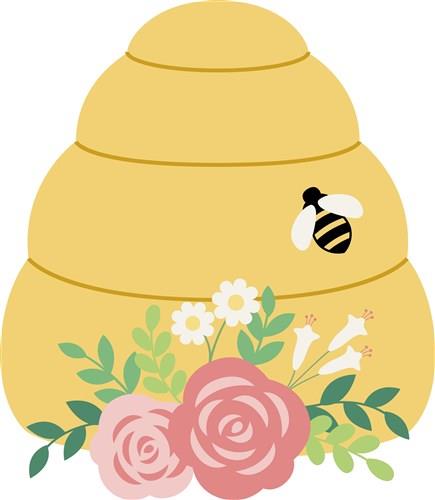 Printable Bee Decor Set of 5 Bee Hive Bumble Bees Honey 