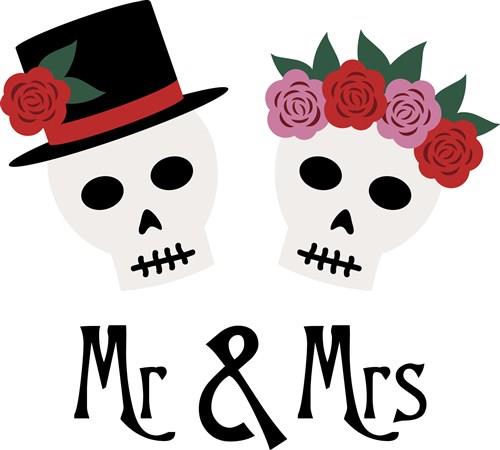 Sugar Skull Roses Day of the Dead SVG