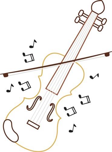 violin outline