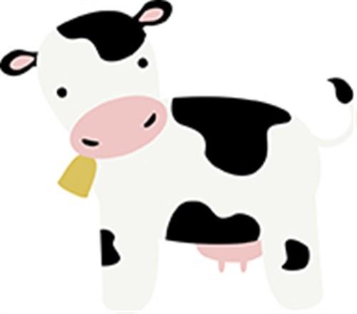 dairy cow vector