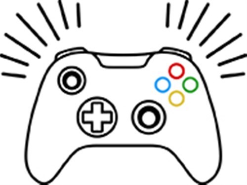 video game controller outline