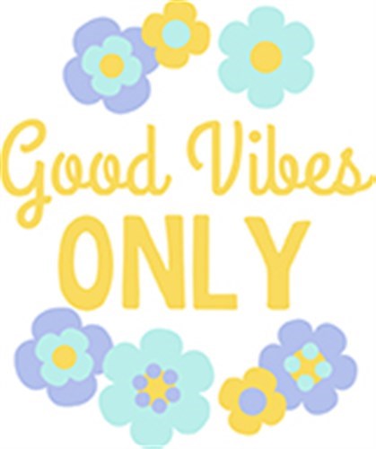 Illustration Retro Good Vibes, happy poster, retro poster