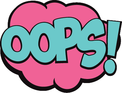 Comic Book Oops! Comic Book Oops!