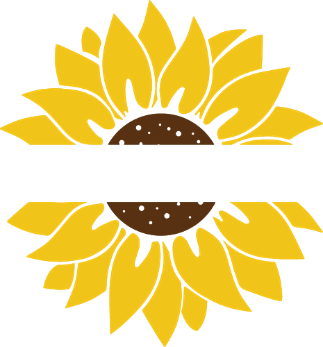 Pin on Sunflower SVG