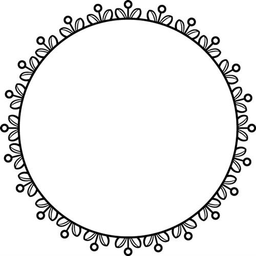 Free Wreath Frame SVG Cut File for Cricut, Cameo Silhouette – Caluya Design