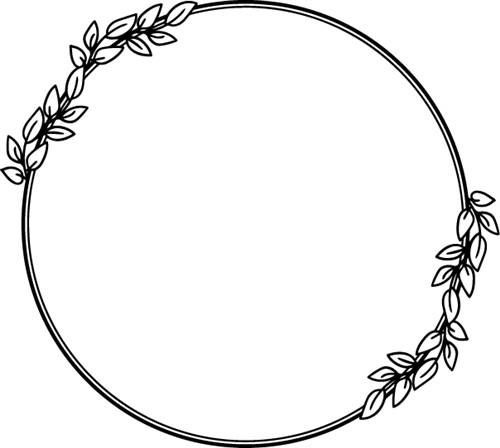 Layered Circle Frame SVG - Circle Frame SVG - Frame SVG - Cutting File -  Shape Svg - Circle Frame Clip Art - Wreath Svg - Png - Dxf