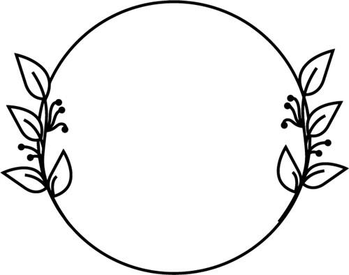 Layered Circle Frame SVG - Circle Frame SVG - Frame SVG - Cutting File -  Shape Svg - Circle Frame Clip Art - Wreath Svg - Png - Dxf