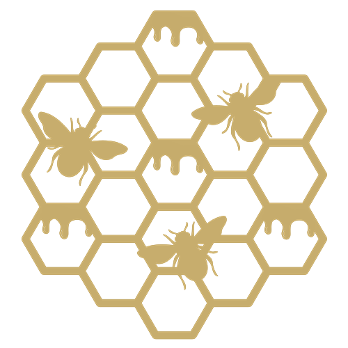 Personalized Bee Decor, Bee Monogram