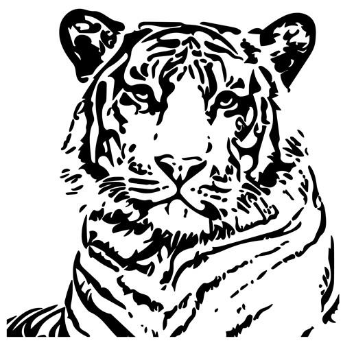 Tiger Print SVG, Animal Print SVG Graphic by cutfilesgallery · Creative  Fabrica