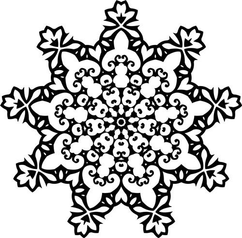 Snowflake Mandala Snowflake Mandala