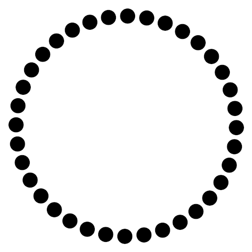 Dot Circle Dot Circle