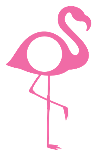 Flamingo Monogram Flamingo Monogram