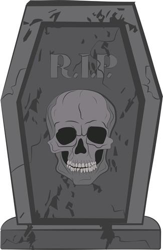 Tombstone Rip Retro PNG & SVG Design For T-Shirts