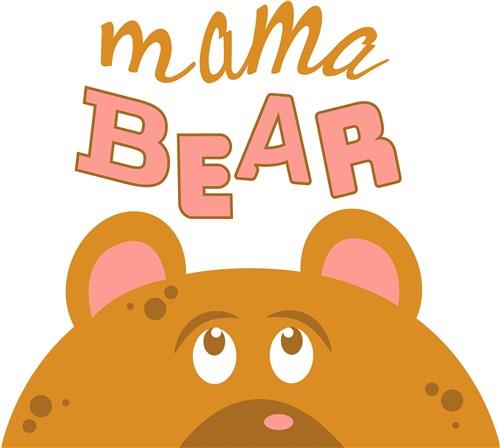 Mama Bear Svg Png Eps Pdf Files, Bear Mama Svg, Mama Baby Be - Inspire  Uplift