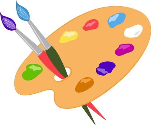 Painters Palette SVG File Print Art