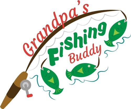 Grandpas Fishing Buddy SVG cut file at