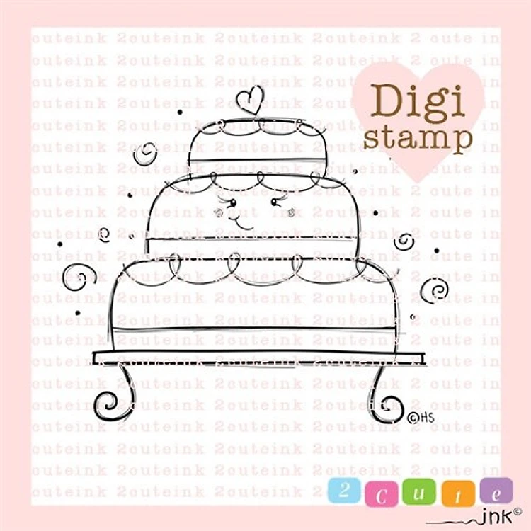 Cake My Love Digital Stamp for Wedding