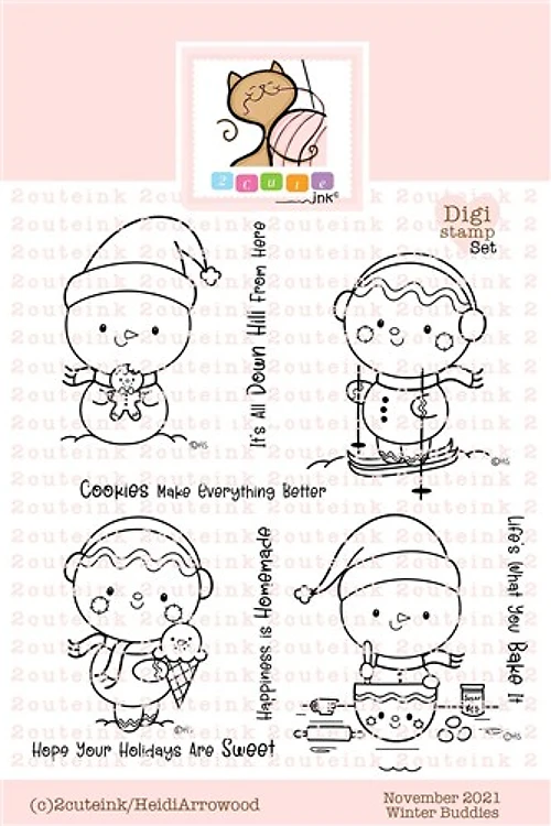 Winter Buddies Digital Stamp Set