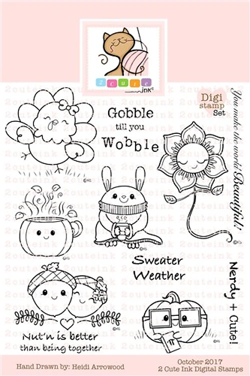 Fall Fun Digital Stamps Set