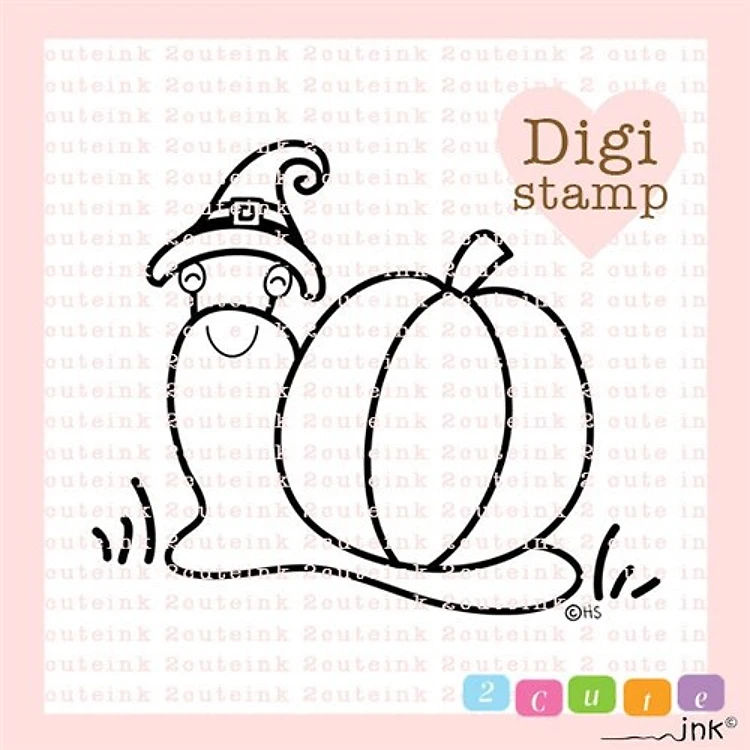 Snail Pumpkin Witch