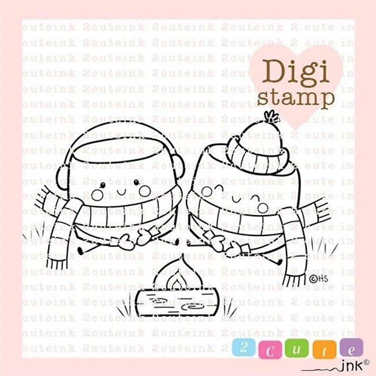 Toasty Marshmallow Digital Stamp