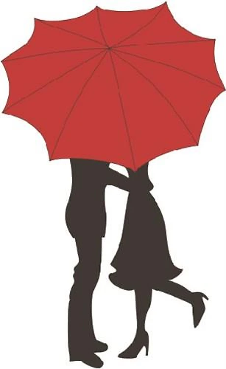 Kiss Under Umbrella