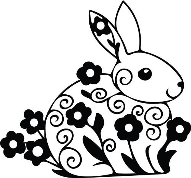 Floral Bunny