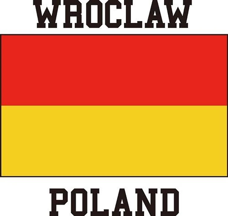 Wroclaw, Poland Flag
