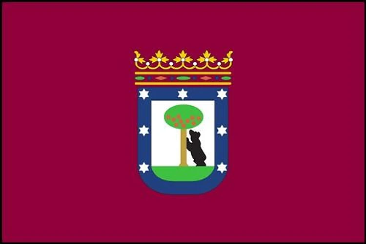 Madrid Spain Flag