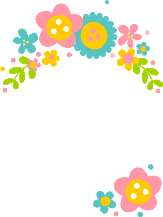 Floral Monogram Topper
