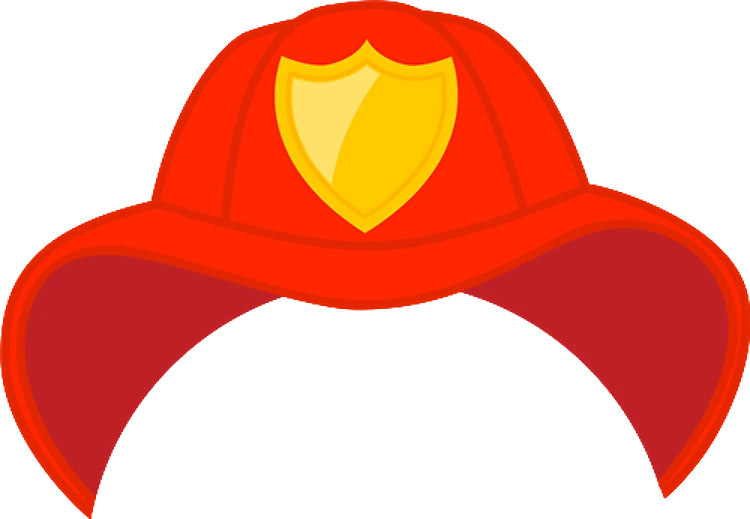 Fireman Hat Monogram Topper
