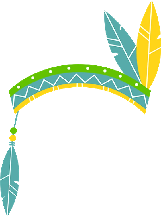 Indian Headdress Monogram Topper