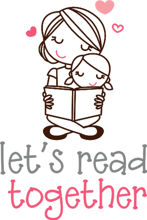 Girl Lets Read Together