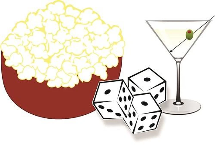 Bunco Popcorn Cocktail