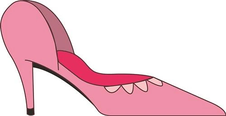 Pink Pump Heel
