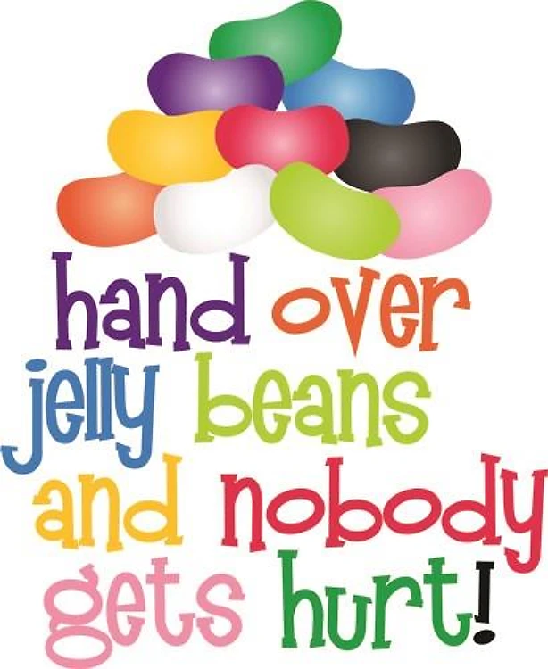 Hand Over Jelly Beans