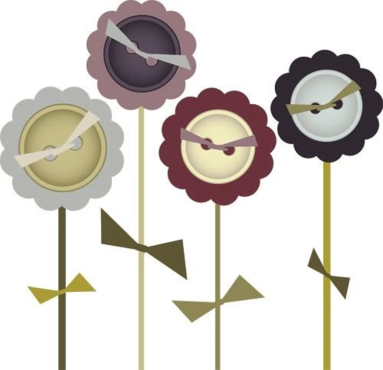 Button Flowers