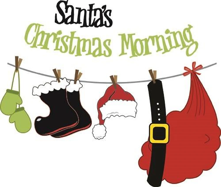 Santas Christmas Morning