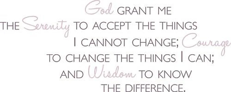 Serenity Prayer