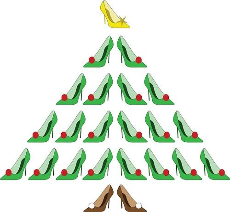 Christmas Shoe Tree