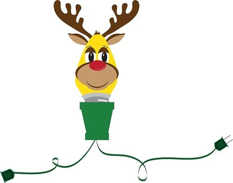 Rudolph Light Bulb