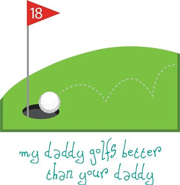 Daddy Golfing